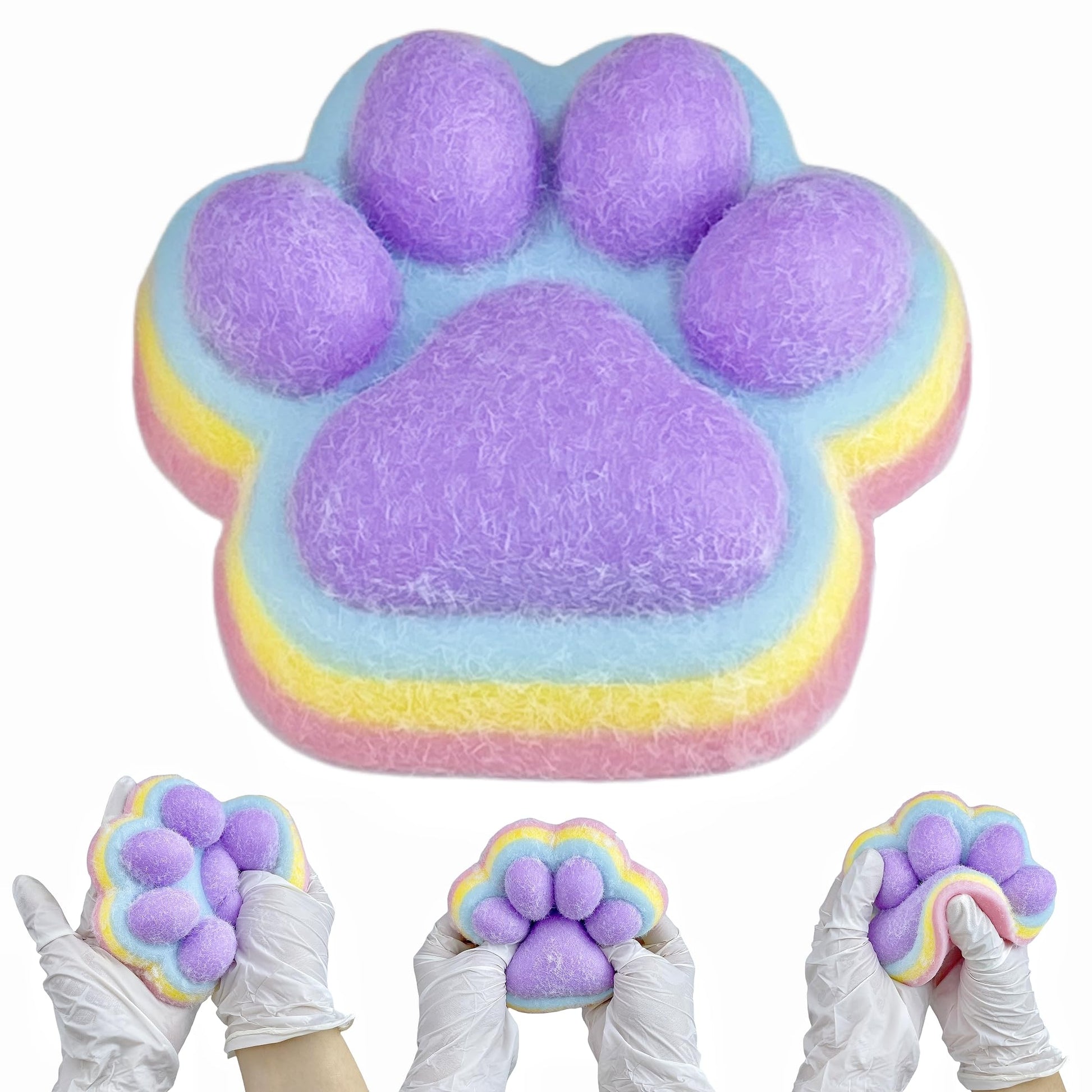 Schylling NeeDoh Nice Cube Glow - Squeeze Toy with a Super Solid Squish - Glows in The Dark - 2.25" Cube - Color May Vary (Pack of 1)